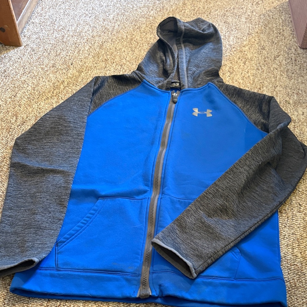 Under Armour Royal Blue and Charcoal Jacket